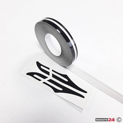 Декоративна лайсна за екстериор - черна