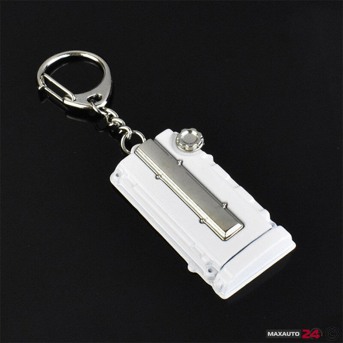 Ключодържател капак двигател - Бял