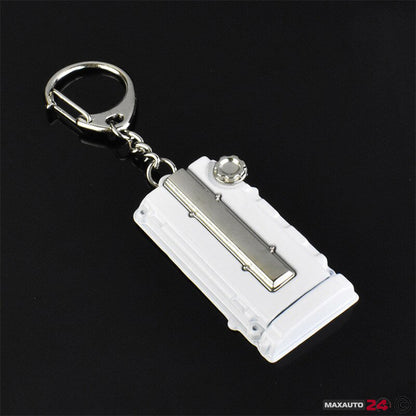 Ключодържател капак двигател - Бял