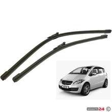 Предни чистачки съвместими с Mercedes A Class W169 (04-12) / Mercedes Vaneo (04+) 2бр/к-т