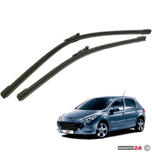 Предни чистачки съвместими с Peugeot 307 (04-07) / Citroen C4 (04-10) 2бр/к-т