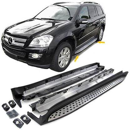 Странични степенки за Mercedes-Benz GL X164 (2006–2012) – Алуминиеви прагове