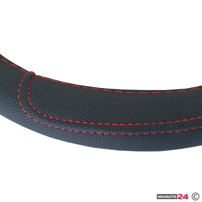 Калъф за волан М 38см - 040 - с червен шев