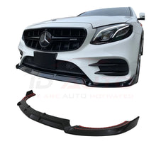 Преден лип спойлер – Mercedes E-Class W213 (2016–2020), черен гланц