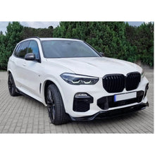 Преден лип спойлер за BMW X5 G05 (2019-2023) M Sport – черен гланц