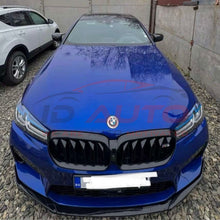 Преден лип спойлер за BMW G30 фейс (2021+) M5 броня – Черен гланц