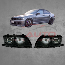 Комплект кристални фарове за BMW E46 седан (2001-2005) - черни