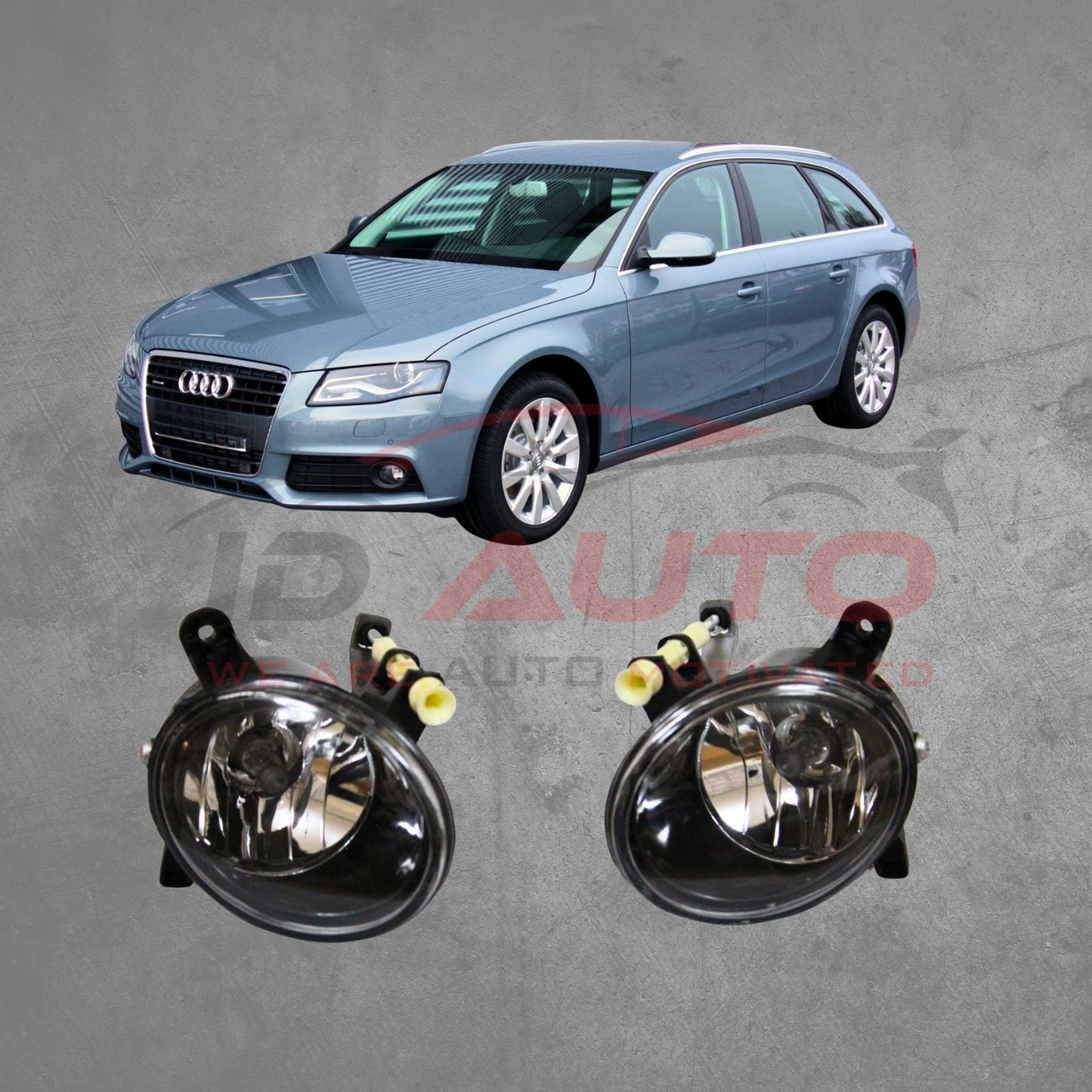 Фарове за мъгла (халогени) за Audi A4 B8 2007–2012 – комплект ляв + десен