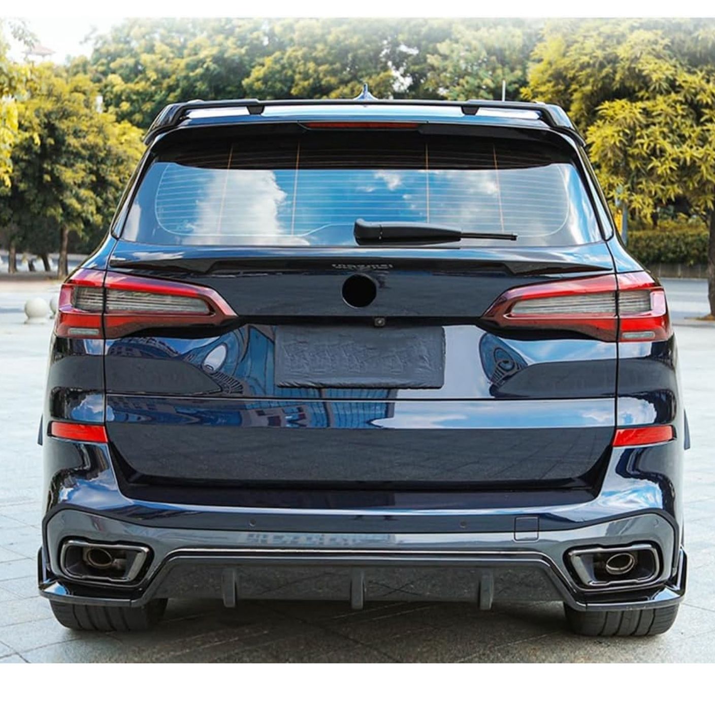 Mid Spoiler за заден капак BMW X5 G05 (2019-2023) – черен гланц