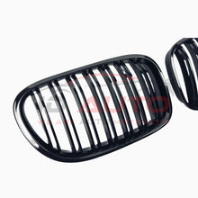 Двойни бъбреци за BMW 7 Series F01 (2008–2015) – Черен гланц, премиум M-стил решетки