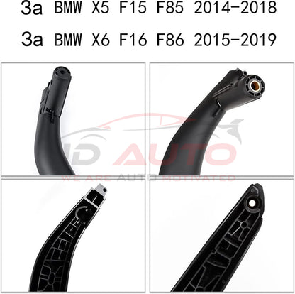 Комплект интериорни дръжки BMW X5 X6 F15 F16 - Черни