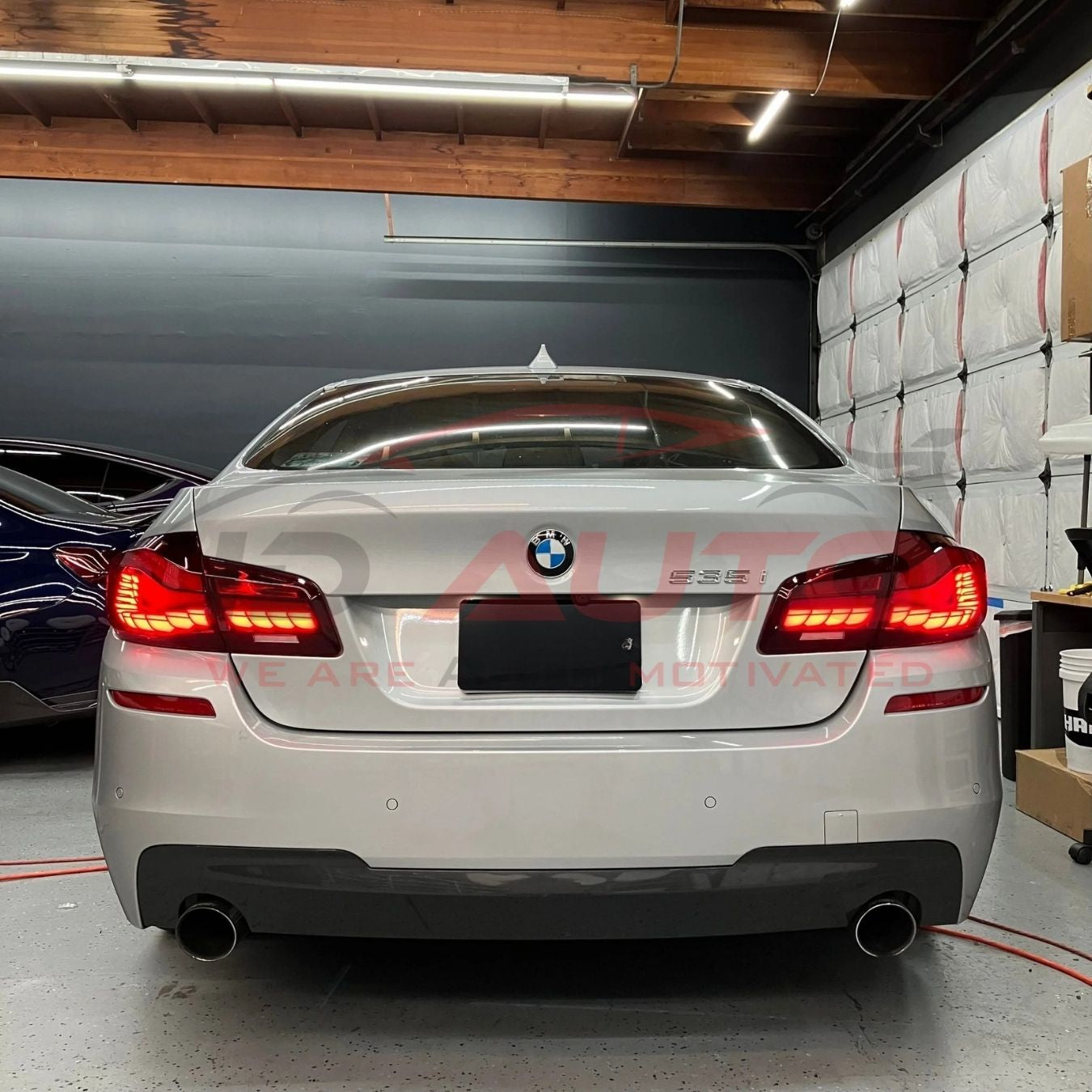 Диодни LED стопове за BMW F10 Седан (2011–2017) – CS / M5 Look, Червени