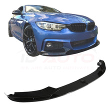 Преден лип спойлер – BMW 4 Series F36 (2014–2020), черен гланц