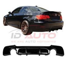 Дифузьор за задна броня BMW E92 Coupe (2006–2013), Mtech двоен, черен