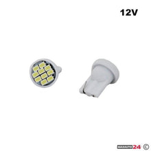 Диодни крушки Т10 - 12V 2бр/к-т