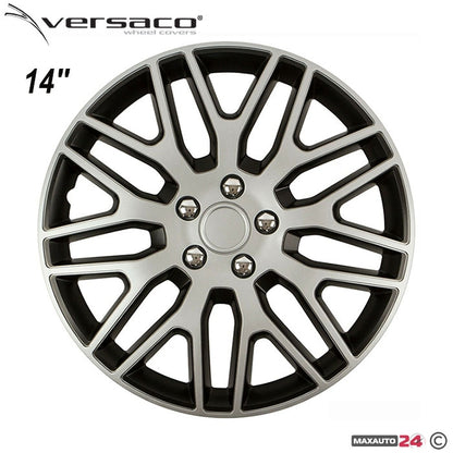 Тасове за джанти 14'' Versaco Dakar Silver/Black