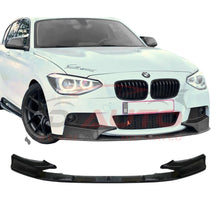 Преден лип спойлер – BMW 1 Series F20 (2011–2019), за M-Tech броня, черен гланц