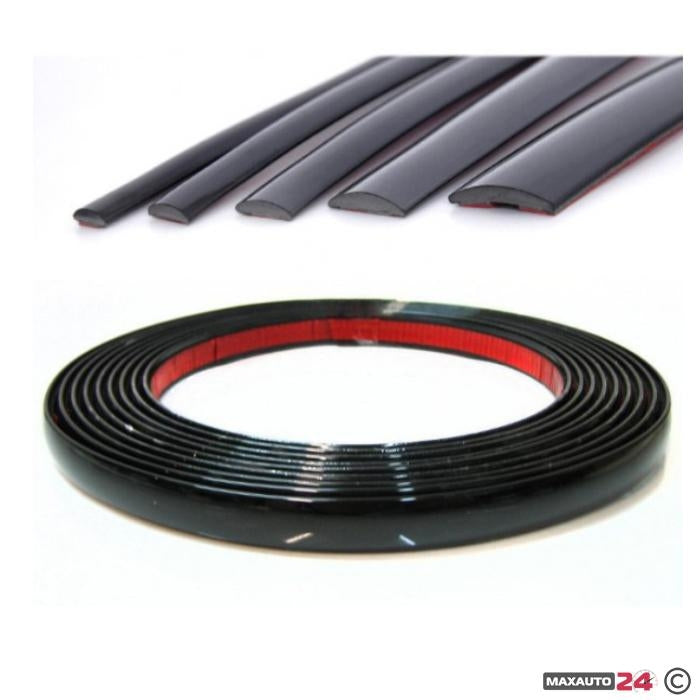 Лайсна за врата черна 6мм х 15м