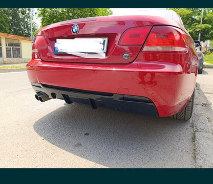 Заден дифузьор – BMW 3 Series E92/E93 (2006–2013), за M-Tech броня, черен гланц