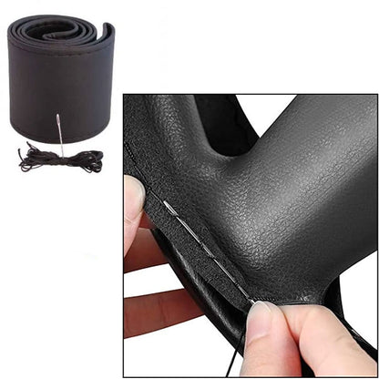 Калъф за волан шиещ се / М-38CM 6007 - черен / гладък