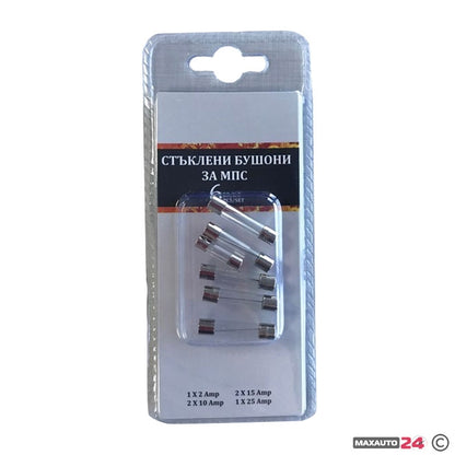 Бушон стъклен 3710 - 6бр в к-т