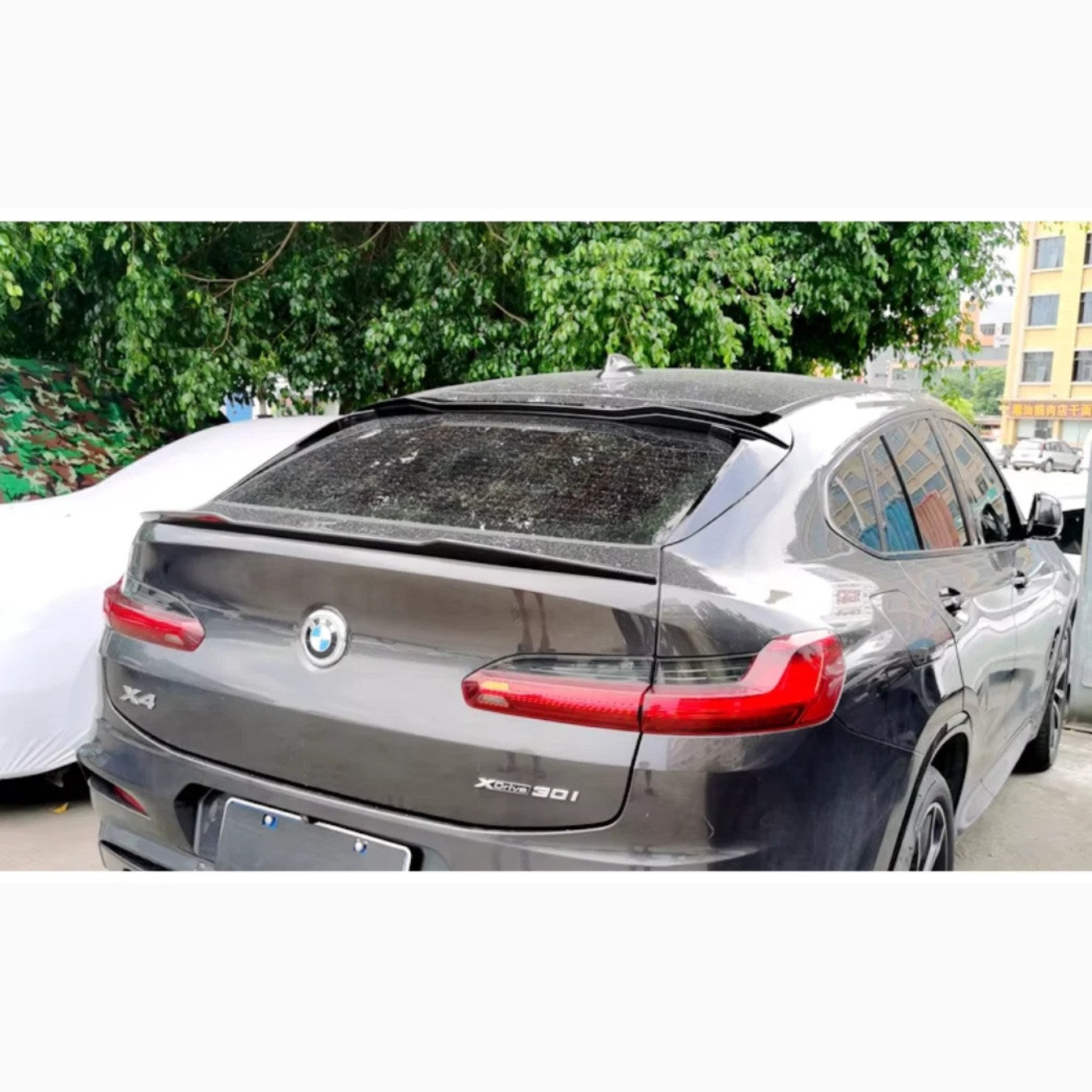 Тунинг Спойлер за BMW X4 G02 (2018+) – черен гланц