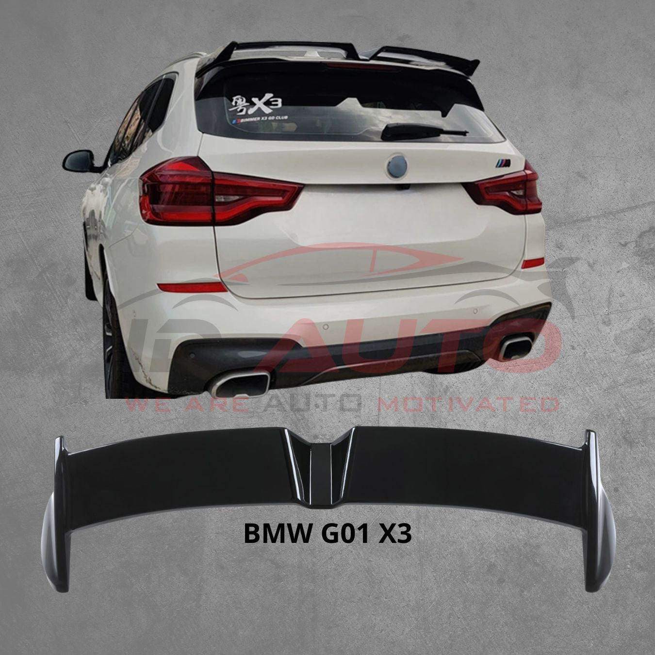 Спойлер за багажник BMW G01 X3 (2017+) – Oettinger визия - Черен гланц