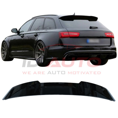 Тунинг лип спойлер за багажник – Audi A6 C7 (2011–2018), черен гланц