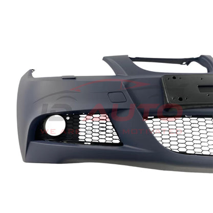 Предна броня за BMW E90/E91 (2008+) – M-Tech дизайн, с отвори за пръскалки, без парктроник, грундирана