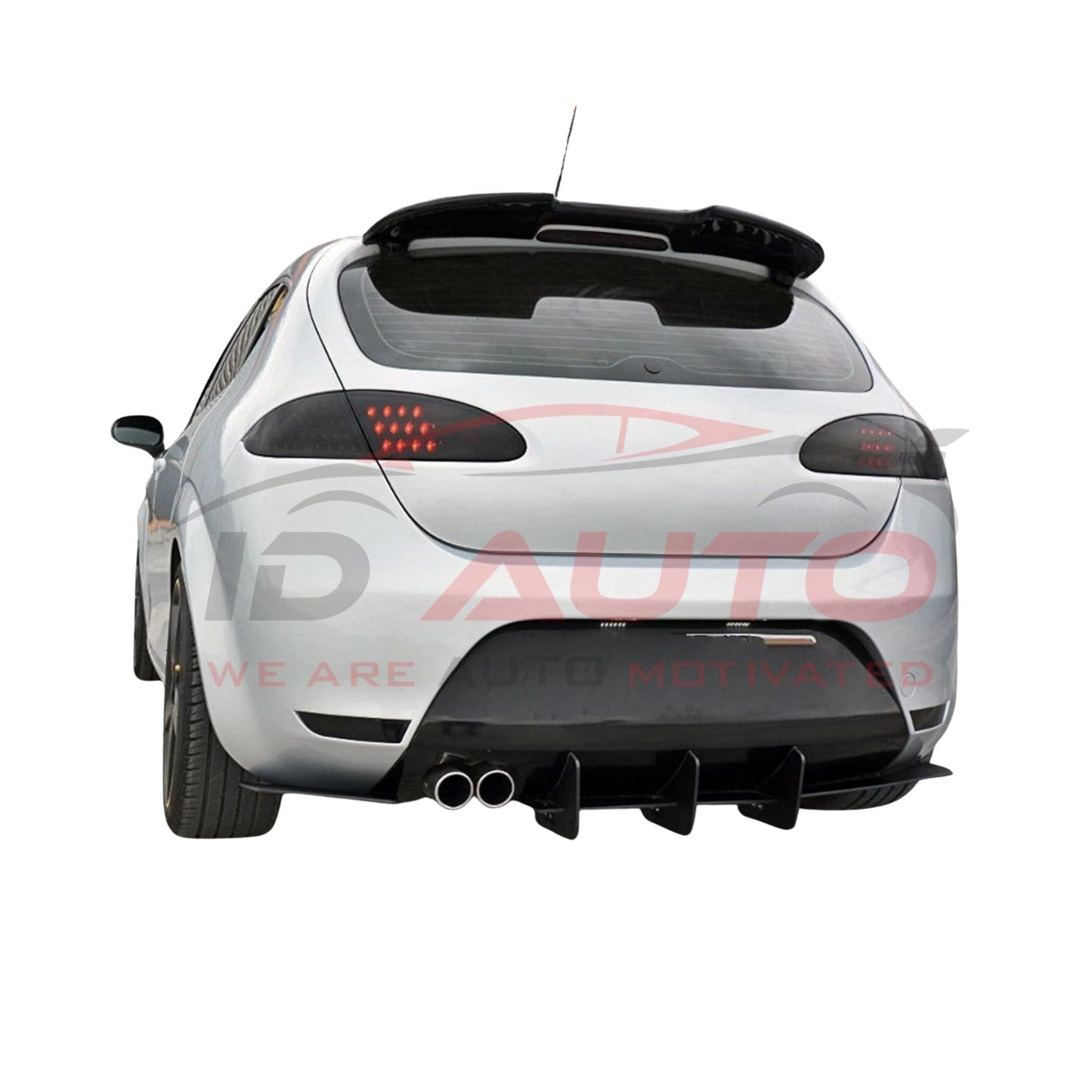 Спойлер за багажник (лип) – Seat Leon MK2 (2009–2012), черен гланц
