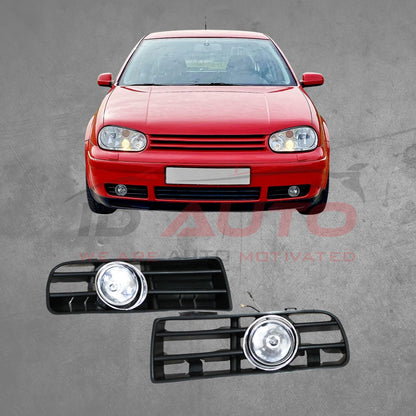 Фарове за мъгла (халогени) за VW Golf 4 (1997–2006) – бели, комплект нови халогенни фарове за Фолксваген Голф 4