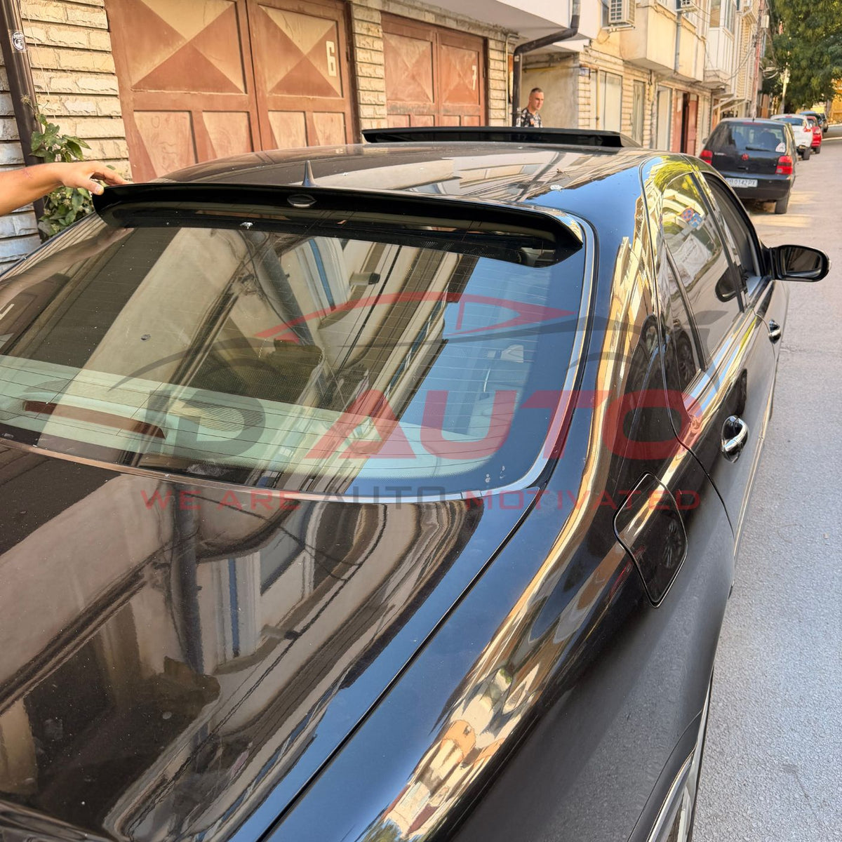Спойлер за задно стъкло Mercedes S-Class W220 1998–2005 – черен гланц