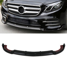 Преден лип спойлер – Mercedes E-Class W213 (2016–2020), черен гланц