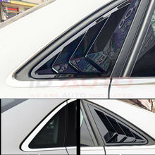Тунинг добавки за задни странични стъкла – Audi A4 B8.5 (2008–2015), черен гланц