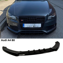 Преден лип за Audi A4 B8 (2007–2012) – черен гланц