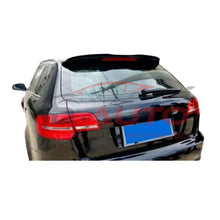 Тунинг спойлер (лип) за багажник – Audi A3 8P (2010–2013), черен гланц