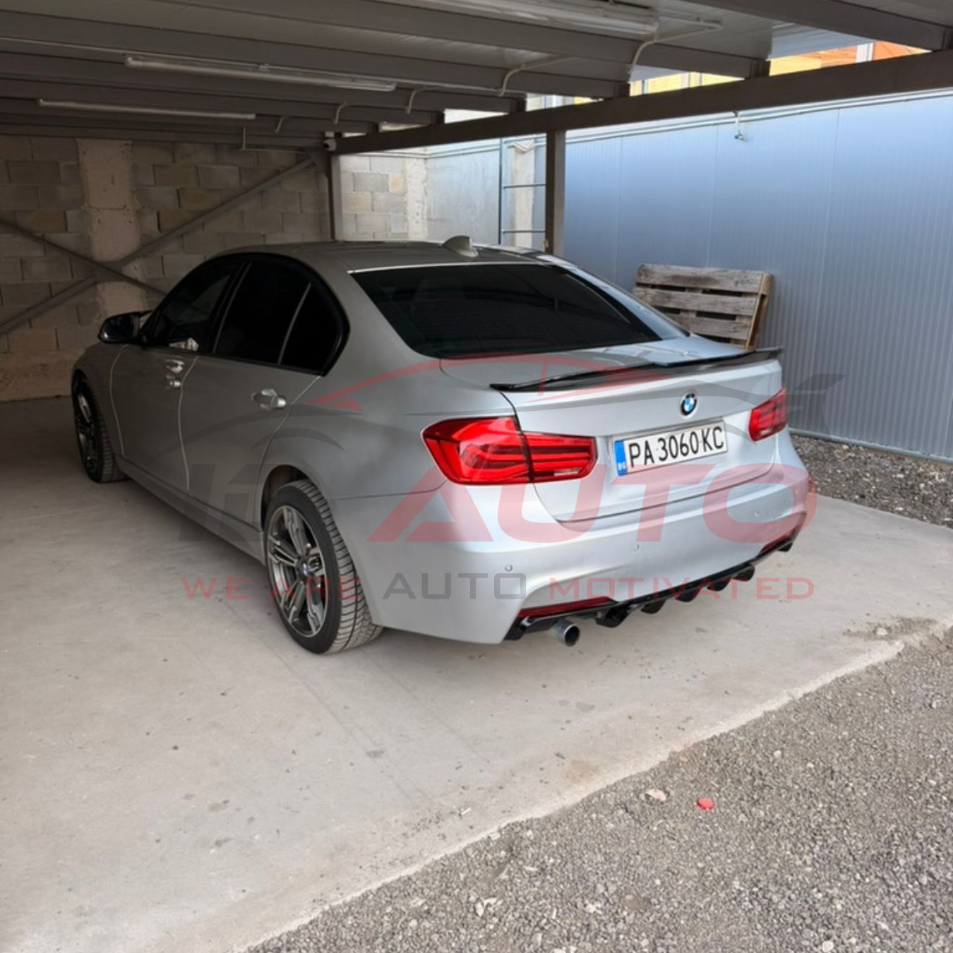 Спойлер за BMW F30 (2011–2019) – PSM стил – черен гланц