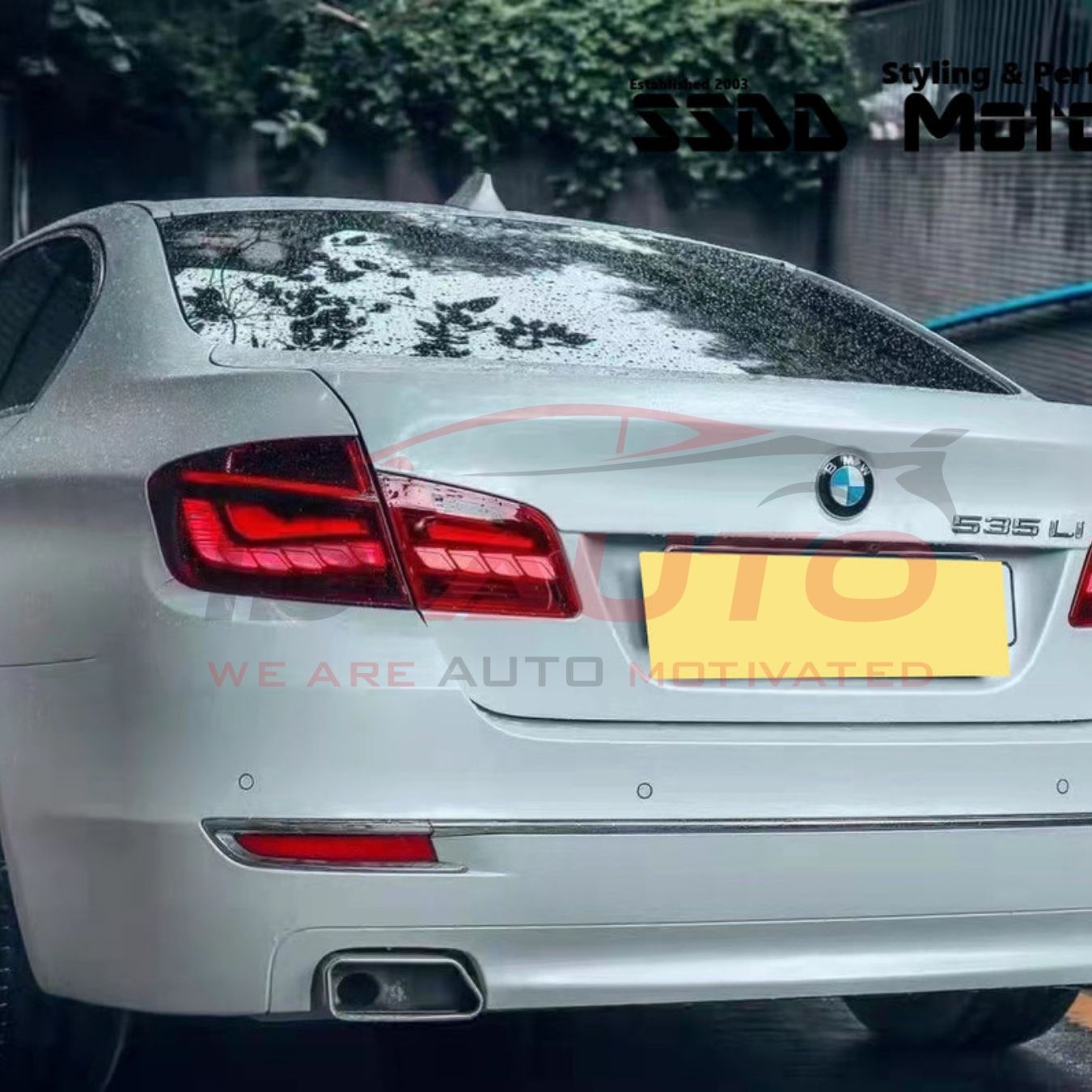Диодни LED стопове за BMW F10 Седан (2011–2017) – CS / M5 Look, Червени