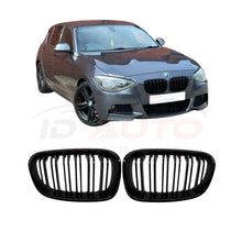 Тунинг двойни решетки (бъбреци) за BMW F20/F21 (2011–2014) – черен лак