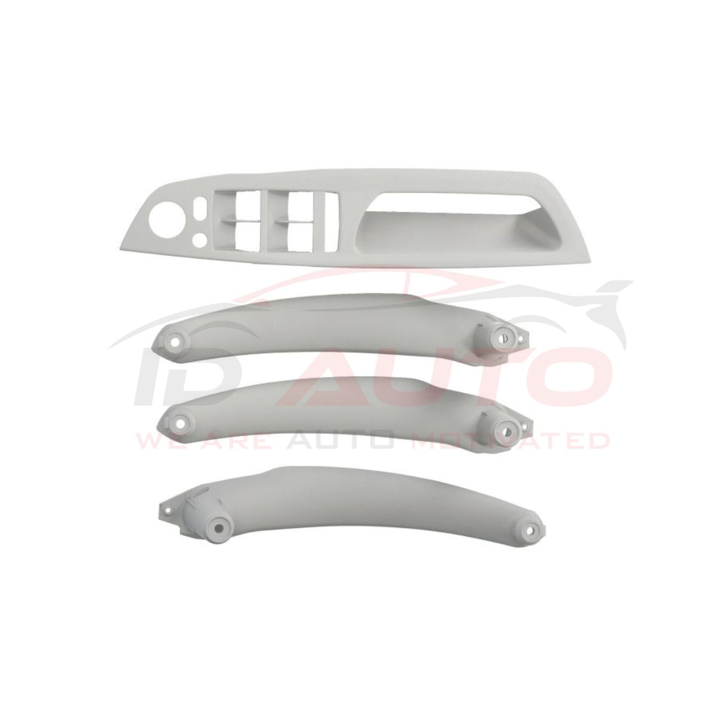 Сиви интериорни дръжки за BMW X5 E70 / X6 E71 (2006–2014) – комплект или отдено