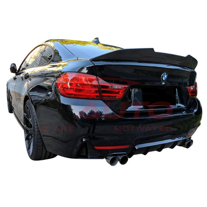 Спойлер за багажник (лип) PSM – BMW 4 Series F36 (2014–2020), черен гланц