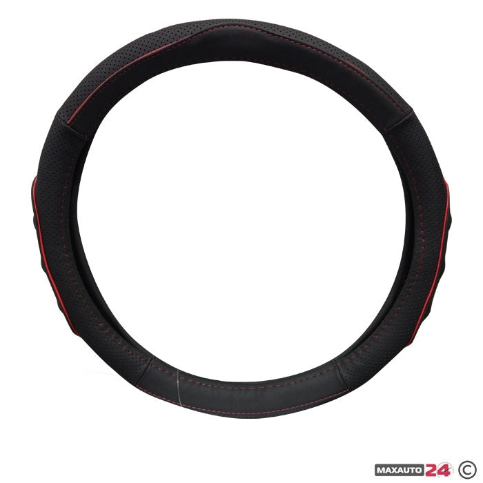 Калъф за волан 578 - M 38см - Черно/Червено