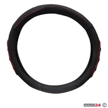 Калъф за волан 578 - M 38см - Черно/Червено