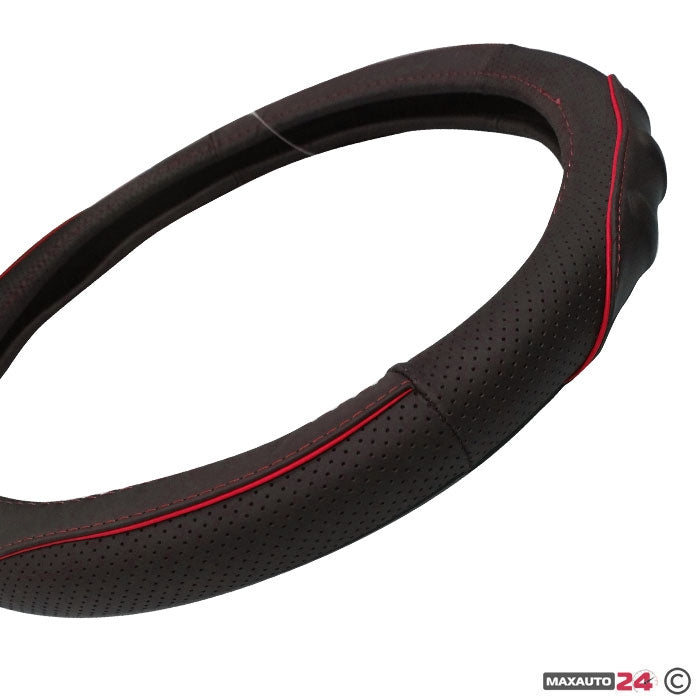 Калъф за волан 578 - M 38см - Черно/Червено
