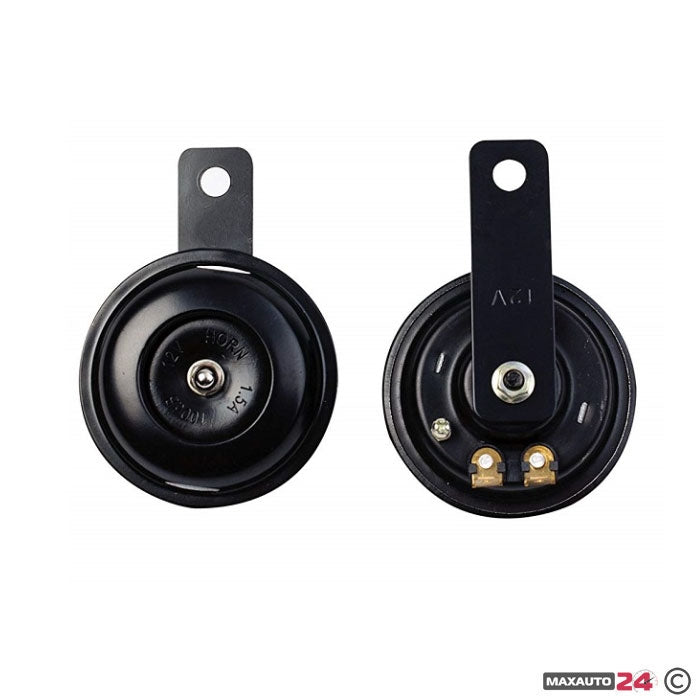 Електрически клаксон 405 - 12V Черен 90мм