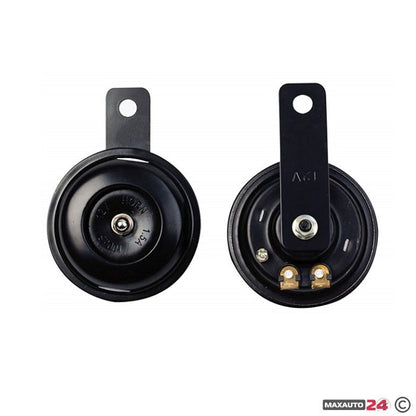 Електрически клаксон 405 - 12V Черен 90мм