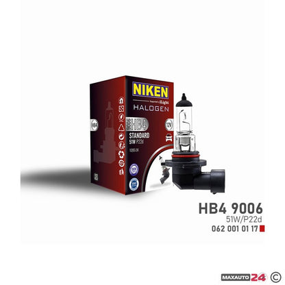 Крушка NIKEN - 9006 (HB4) 51W 12V