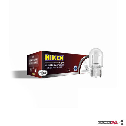 Крушки NIKEN Т20 21W - 12V 10 БР/КУТИЯ