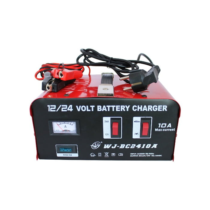 Зарядно за акумулатор 10А метално