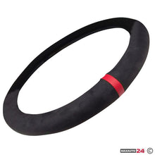 КАЛЪФ ЗА ВОЛАН BOSS  ВЕЛУР 38 СМ - ЧЕРВЕН